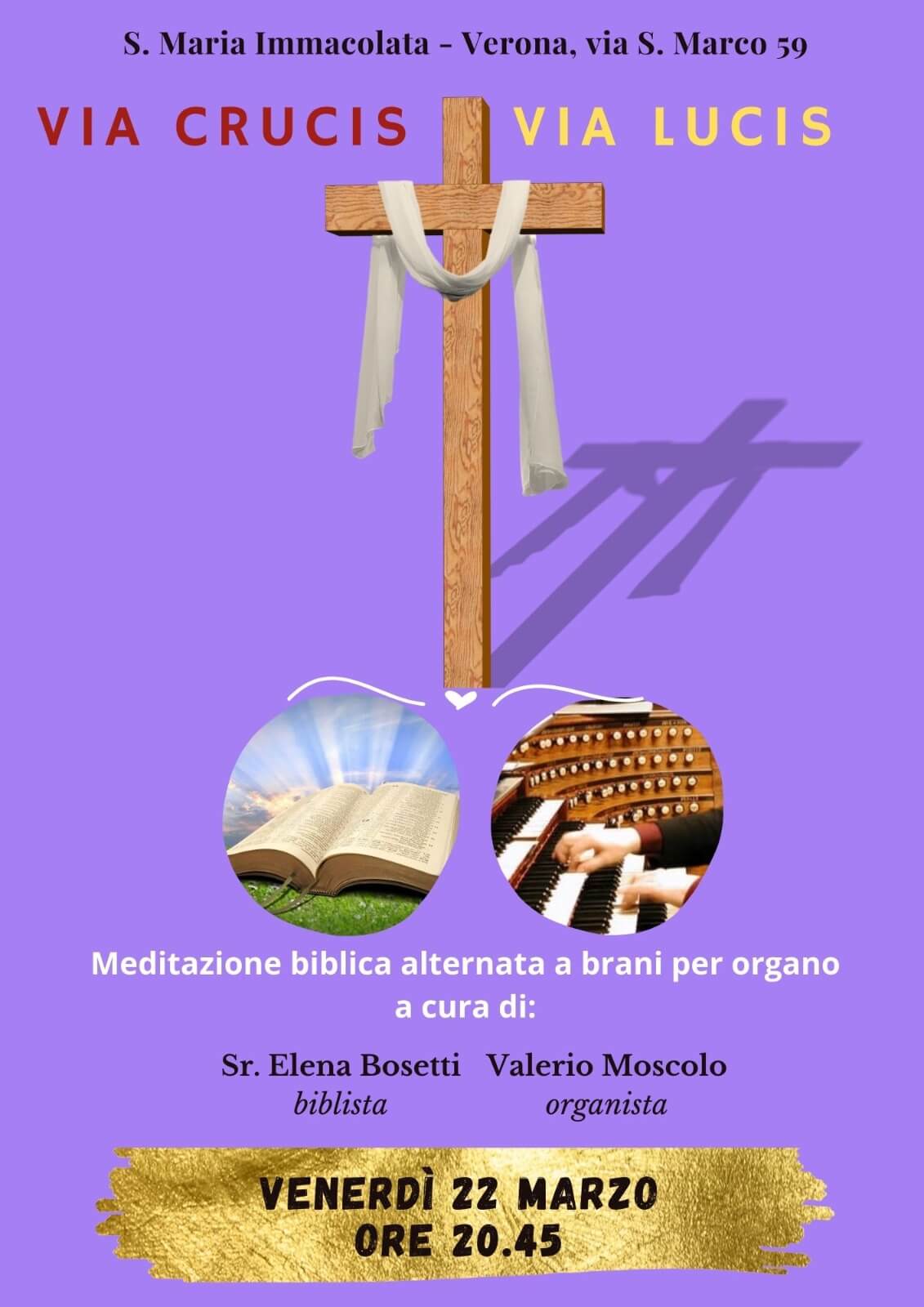 22/3: Via Crucis, Via Lucis – meditazione biblica