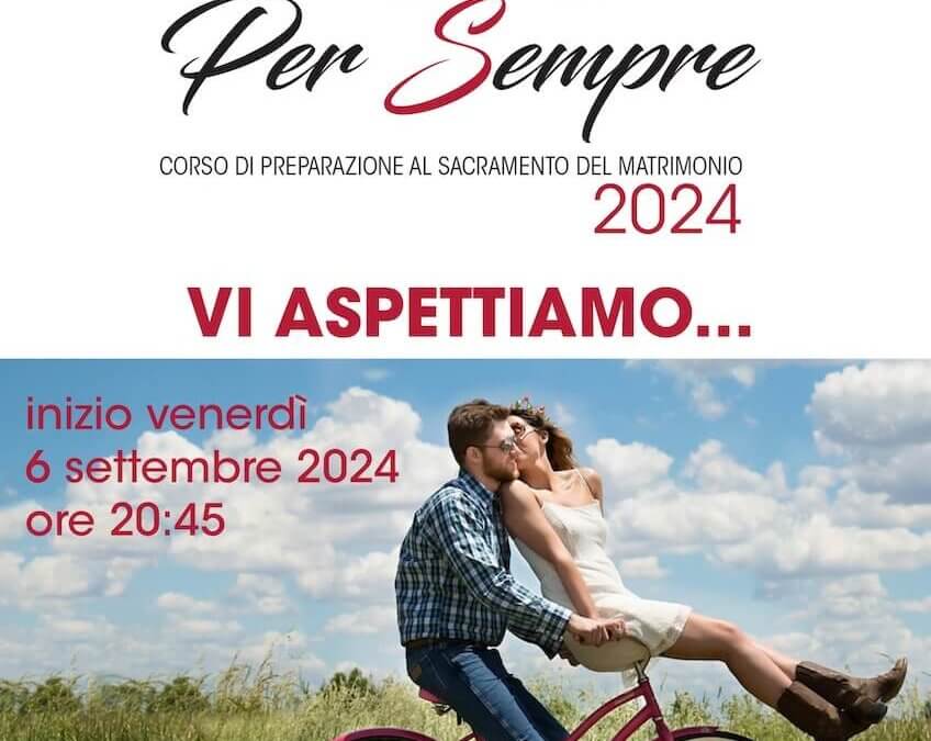 “Per sempre”: corso fidanzati 2024