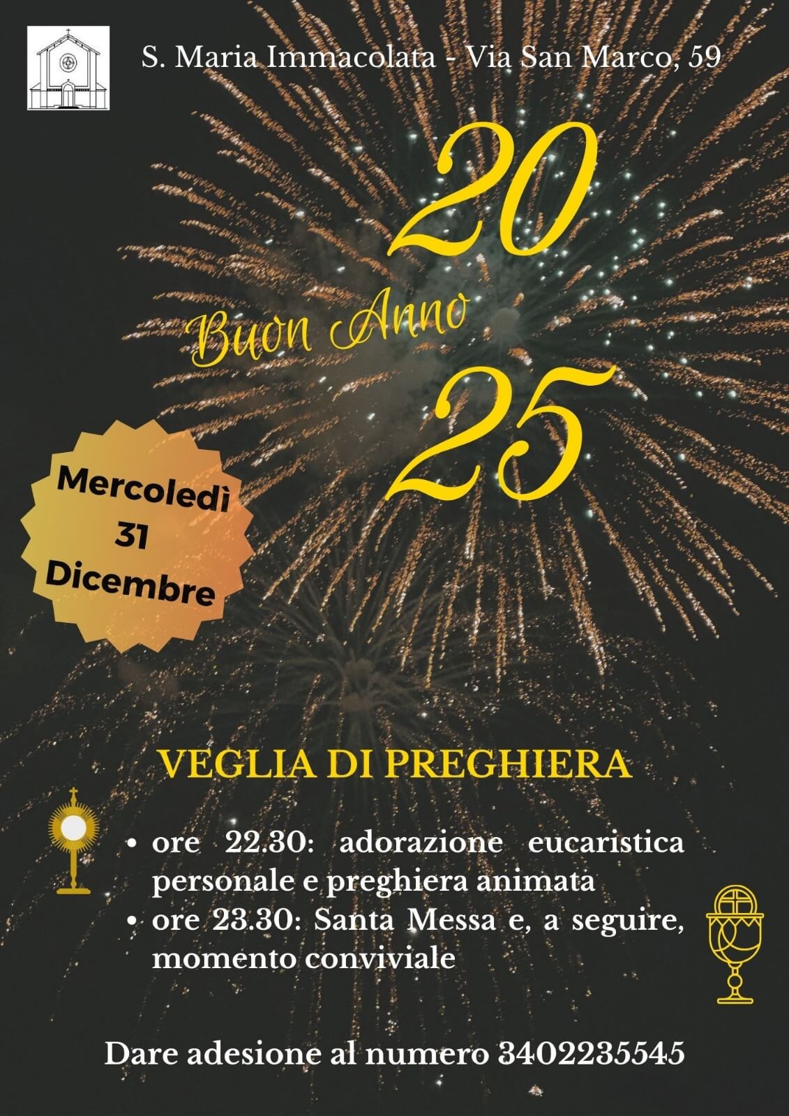 Veglia di fine anno 2024 e buon 2025!