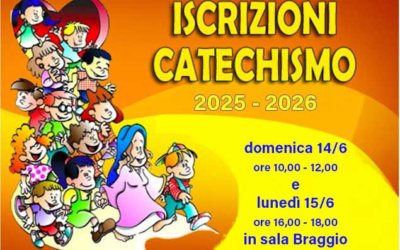 Iscrizione al catechismo: anno 2025-2026