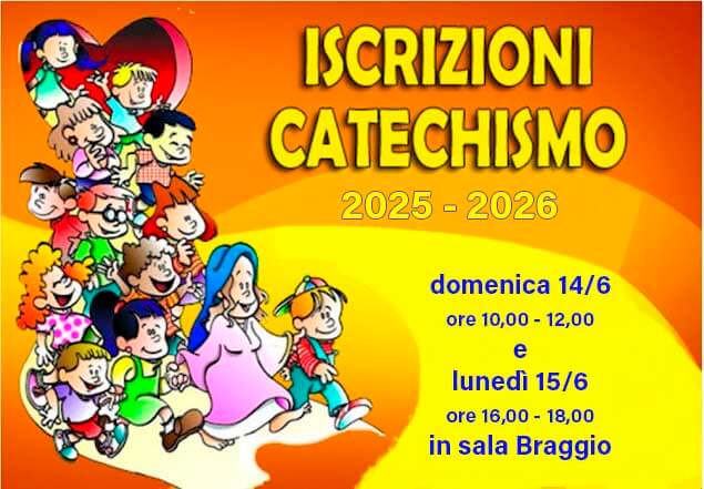 Iscrizione al catechismo: anno 2025-2026