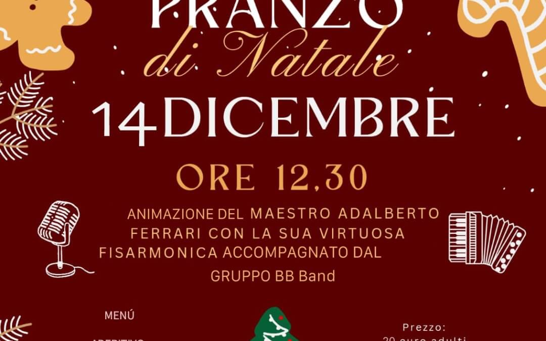 Domenica 14 dicembre 2025: pranzo di Natale