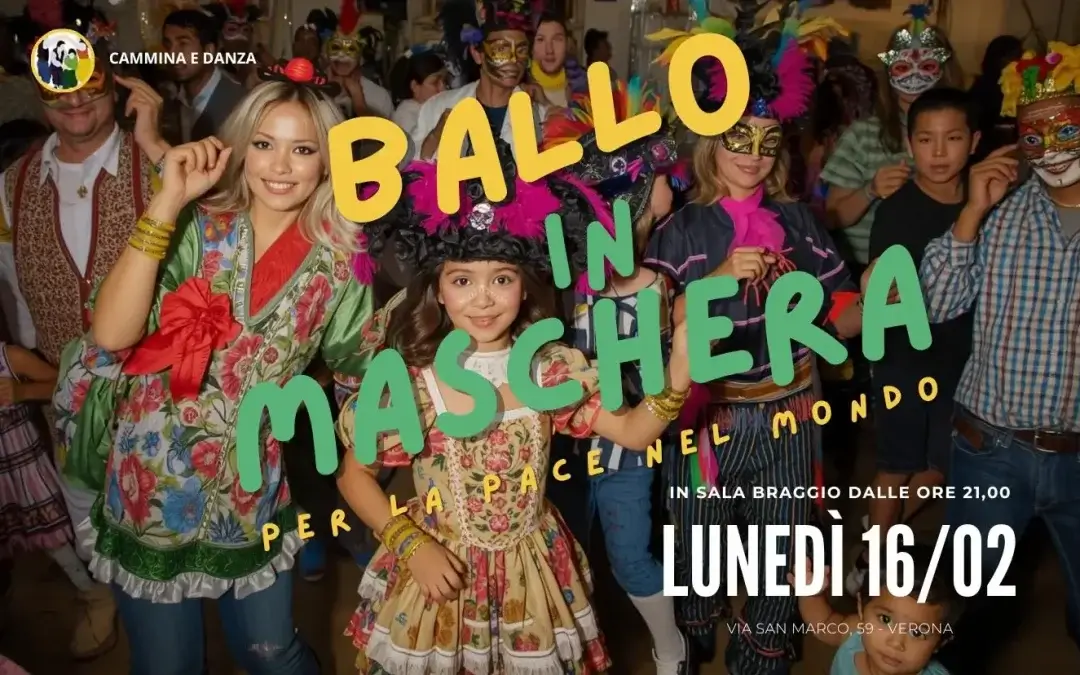 16/02: Ballo in maschera per la pace nel mondo