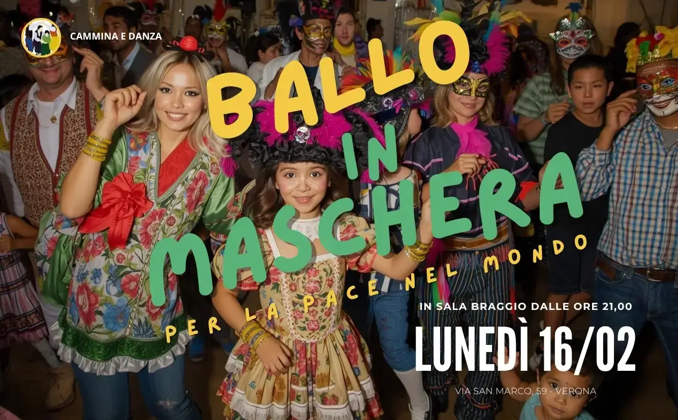 16/02: Ballo in maschera per la pace nel mondo